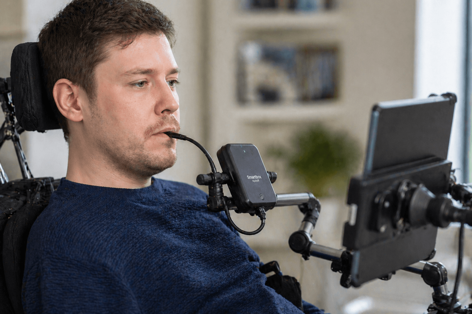 Sip & Puff Assistive Interface